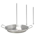 Outdoor BBQ Vertical Skewer Grilling BBQ Rack 3 Roots Barbecue Accessories