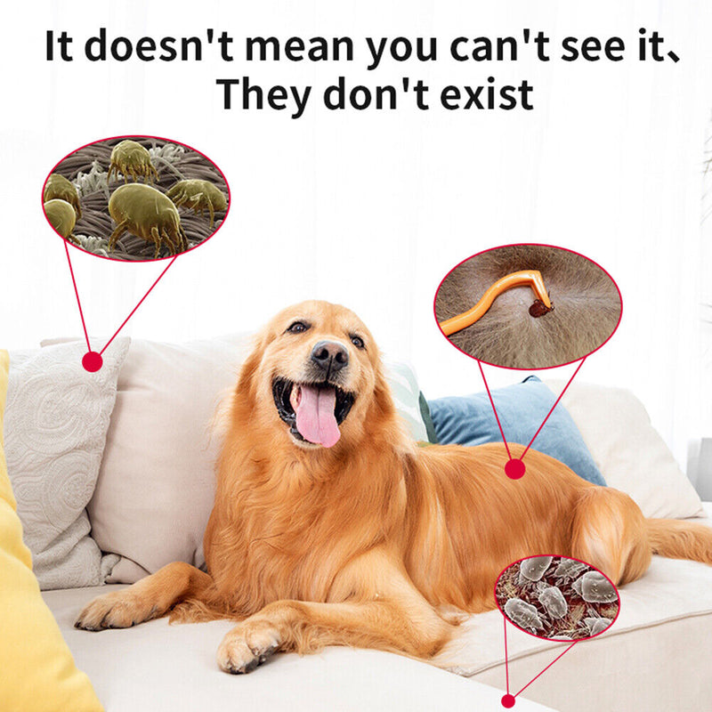 Portable Anti Bug Insect Ultrasonic Pest Reject Flea Tick Lice Repeller for Pets