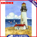 DIY 5D Mosaic Lighthouse Rhinestone Painting Kit Full Round Diamond Drawing Gift