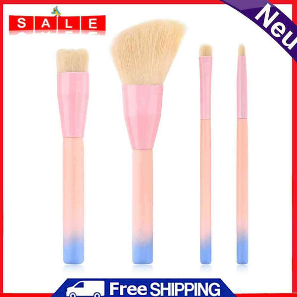 4pcs Gradient Color Cosmetic Powder Foundation Eyesshadow Makeup Brushes Set-2494