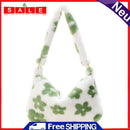 Women Soft Warm Plush Fluffy Underarm Bags Retro Evening Handbags