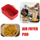 #A Silicone Air Fryer Liner Square Oven Microwave Baking Fryer Pans Pot Basket M