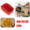 #A Silicone Air Fryer Liner Square Oven Microwave Baking Fryer Pans Pot Basket M