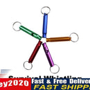 Metal Whistle Pendant With Keychain Keyring For Outdoor Survival Emergency Newly