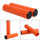 Bike Grips UltraLight Silicone Material Handlebar MTB Bicycle Grip(Orange) Newly