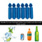 Mini Popsicle Maker DIY Silicone Ice Cube Mold for Beverage (Navy Blue) Newly
