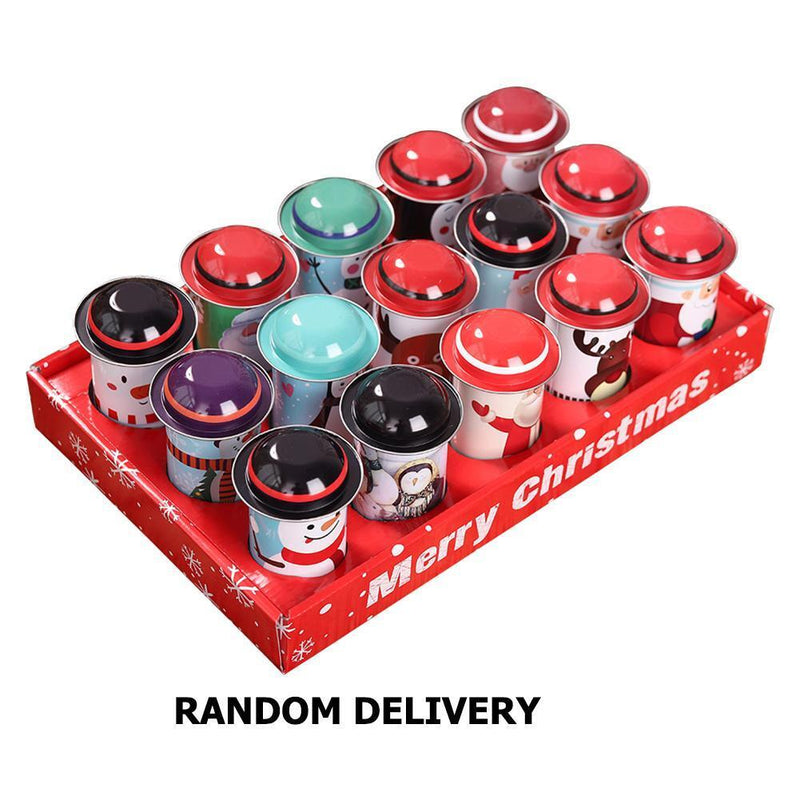 Christmas Large Capacity Candy Tin Box Iron Storage Can Children Gift Boxes