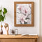 Pink Flower Oil Paint By Numbers Kits Canvas Picture Wall Art DIY Craft Coloring