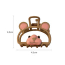 Hollow Bear Cherry Sweet Headwears Geometric Hairpins Hair Claws Hair Clips