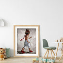 Diamond Painting 5D Full Round Drill Mosaic DIY Girl in Red Dress Wall Decor Kit