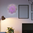 Carved Multilayered LED Lamp Wall Hanging Creative Night Light Mandala Wooden