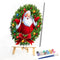 Santa Claus Hand Painted Drawing DIY Art Canvas Oil Kit Paint By Numbers Decor