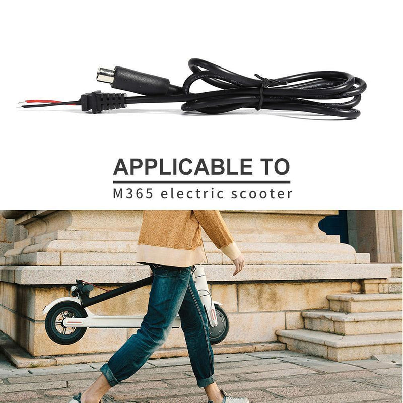 DC 8mm Charging Cord 42V 2A Charger Power Cable for M365 Electric Scooter Newly