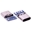 10PCS Micro USB 2.0 Type C Connector 14 Pin Female Socket  PCB 180 Vertical  USB