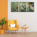 Leaf Oil Paint By Numbers Kits DIY Handpainted on Canvas Wall Art Picture Crafts