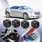 4pcs Dice Style Car Tire Wheel Tyre Caps Valve Stem Dust Covers (Black)