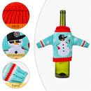 Holiday Christmas Cloth Wine Bottle Bag Table Dinner Party Wine Cover (B)