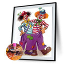 5D DIY clown round diamond painting diamond (B1511)2