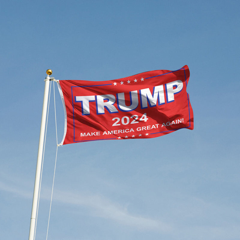 Donald Trump Flag,Waterproof 2024 Trump President Keep America Great Again Flags