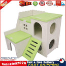 Hamster Nest Squirrel Cage Small Animal Sleeping Bed Play House (Green) Newly