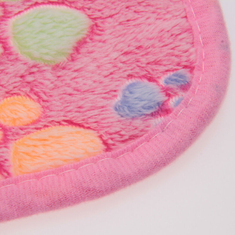 WARM Pet Blanket Touch Soft Warm Dogs Cat  Bed Blanket Mat(Red) (20x20)