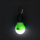 2pcs Tent Hanging Lamp 3 Fashion Emergency Carabiner Bulb Light (Green Yellow)