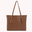 Retro Women Leather Shoulder Bags Pure Color Shopping Bag Large Capacity Handbag