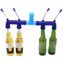 Beer Snorkel Funnel Drink Straw Connector for Party Bar (B Blue) Newly