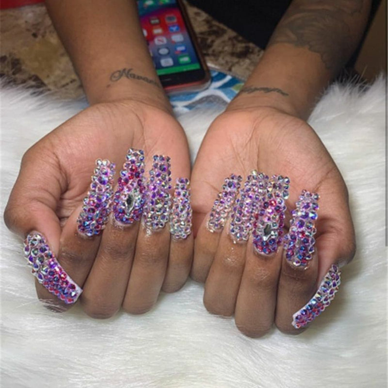 Decoration Rhinestones Set With Nail Drill Pen Nail Accessories UV Gel Manicure
