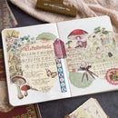 Pages Paper Collage Poetry in the Middle Ages Series Scrapbooking Background