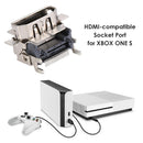HDMI-Compatible Port Socket Jack Interface Connector Replacement for Xbox One S
