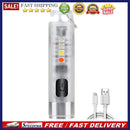 Mini LED Flashlight USB Fishing Camping Bicycle Light Emergency Keyring Torch