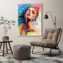 Painting By Numbers DIY Women Canvas Oil Wall Picture Kit for Living Room Arts
