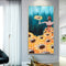 Frameless Oil Paint By Numbers DIY Flowered Skirt Girl Picture Craft for Home