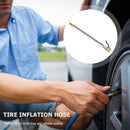 Car Motorcycle Bike Tire Inflator Hose Stainless Steel 300PSI Pressure for