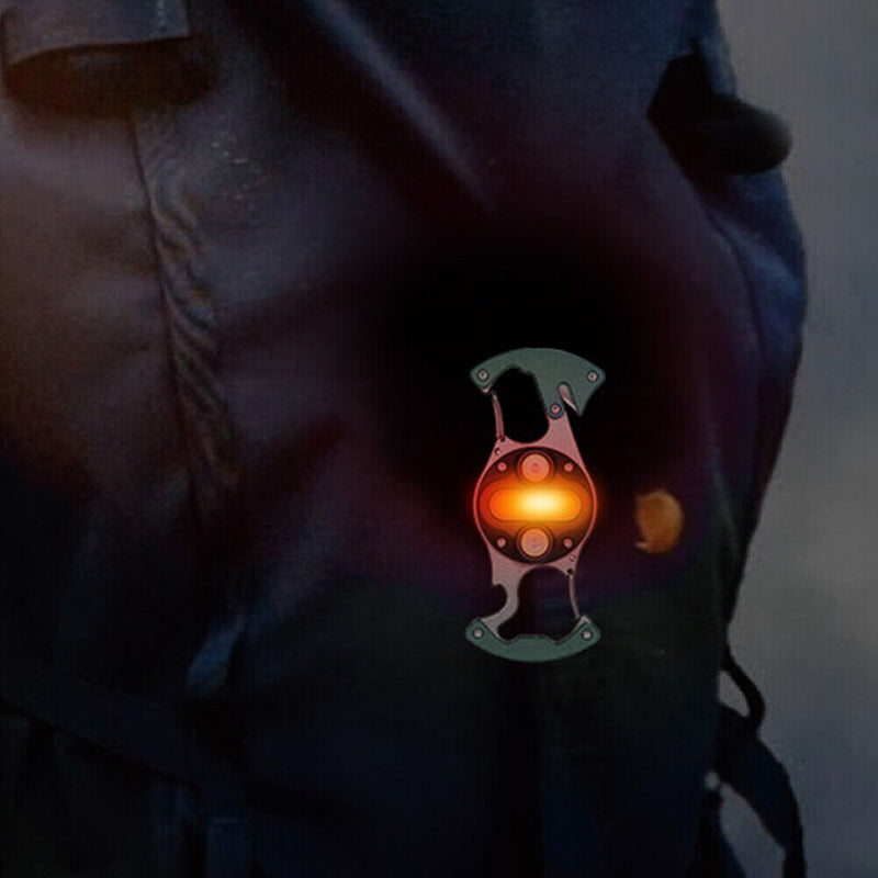 Portable COB Work Light Mini Keychain Flashlight Rechargeable Camping Lights