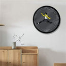 Home Decorations Personality Bruce Lee Round Clock Kung Fu Wall Clock Chinese