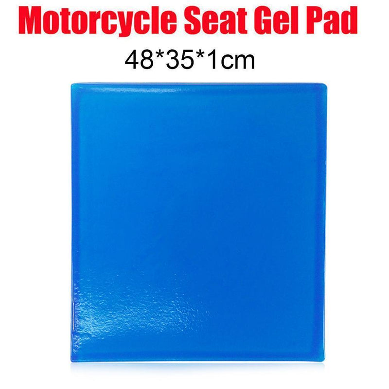 Motorcycle Seat Gel Pad Comfortable Cushion Shock Absorption Mat(48x35x1cm)