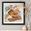 5D DIY Full Drill Diamond Painting Snow Hedgehog Cross Stitch Embroidery Mo