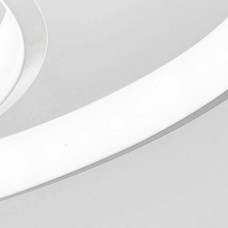 Spiral LED Wall Light Bedside Aisle Bedroom Decorative Lamp (White Light)