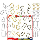 Open Bezel Pendants 56pcs Hollow Pressed Flower Frame Pendant Blank Charms Newly