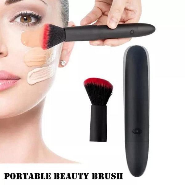 Electric Makeup Brush 10 Speed Waterproof USB Charge Vibrating Gift`