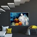 Halloween ghost 50x40cm Oil Paint By Numbers Picture DIY