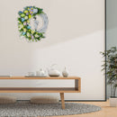 Easter Rabbit Wreath Door Acrylic Bunny Garland Home Decoration (D)