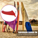 9in Surfing Tail Fin Removable Paddle Rudder Surfboard Stabilizer (Red) Newly