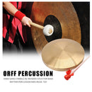 15.5cm Hand Gong Brass Copper Cymbals with Stick Traditional Chinese Folk Music