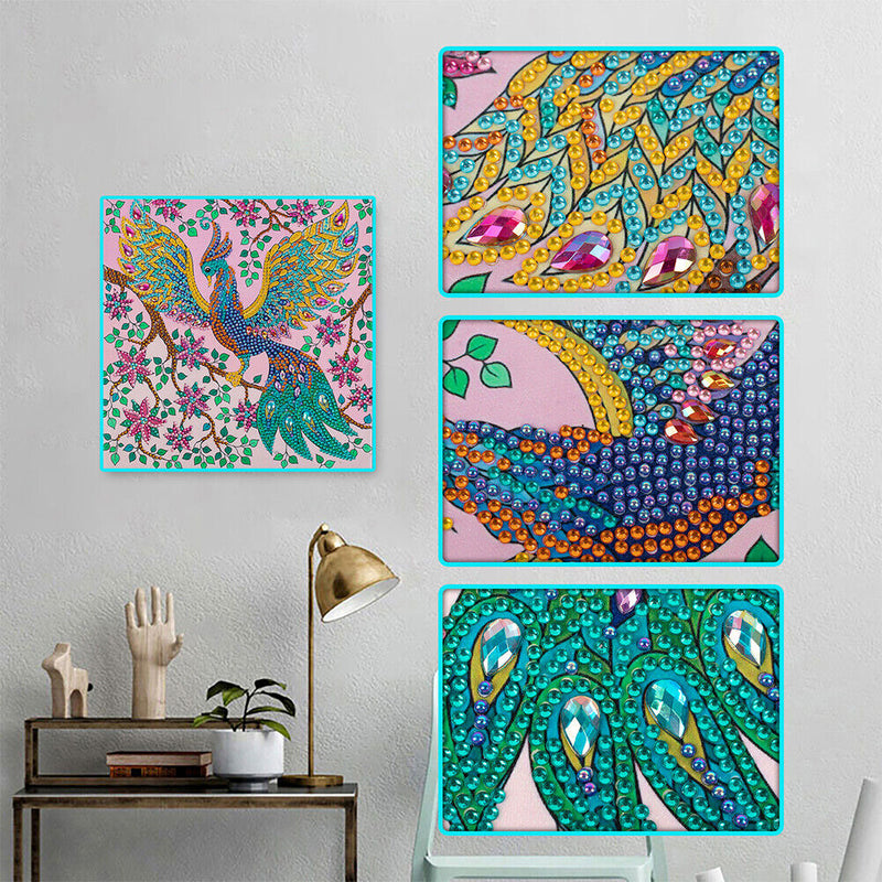 Diamond Painting 5D DIY Bird Partial Special Drill Rhinestone Kit (UP110)