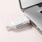 USB2.0 Micro USB OTG Card Reader for TF SD Memery Card for PC Phone (White)