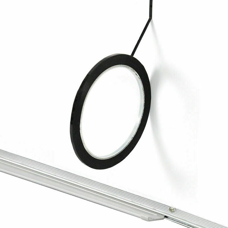 Self Adhesive Whiteboard Grid Gridding Marking-Tape Use Easy to T Black E6S7