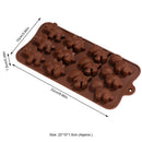 Fondant Candy Cake Making Ice Tray Dinosaurs Mould Silicone Chocolate Mold